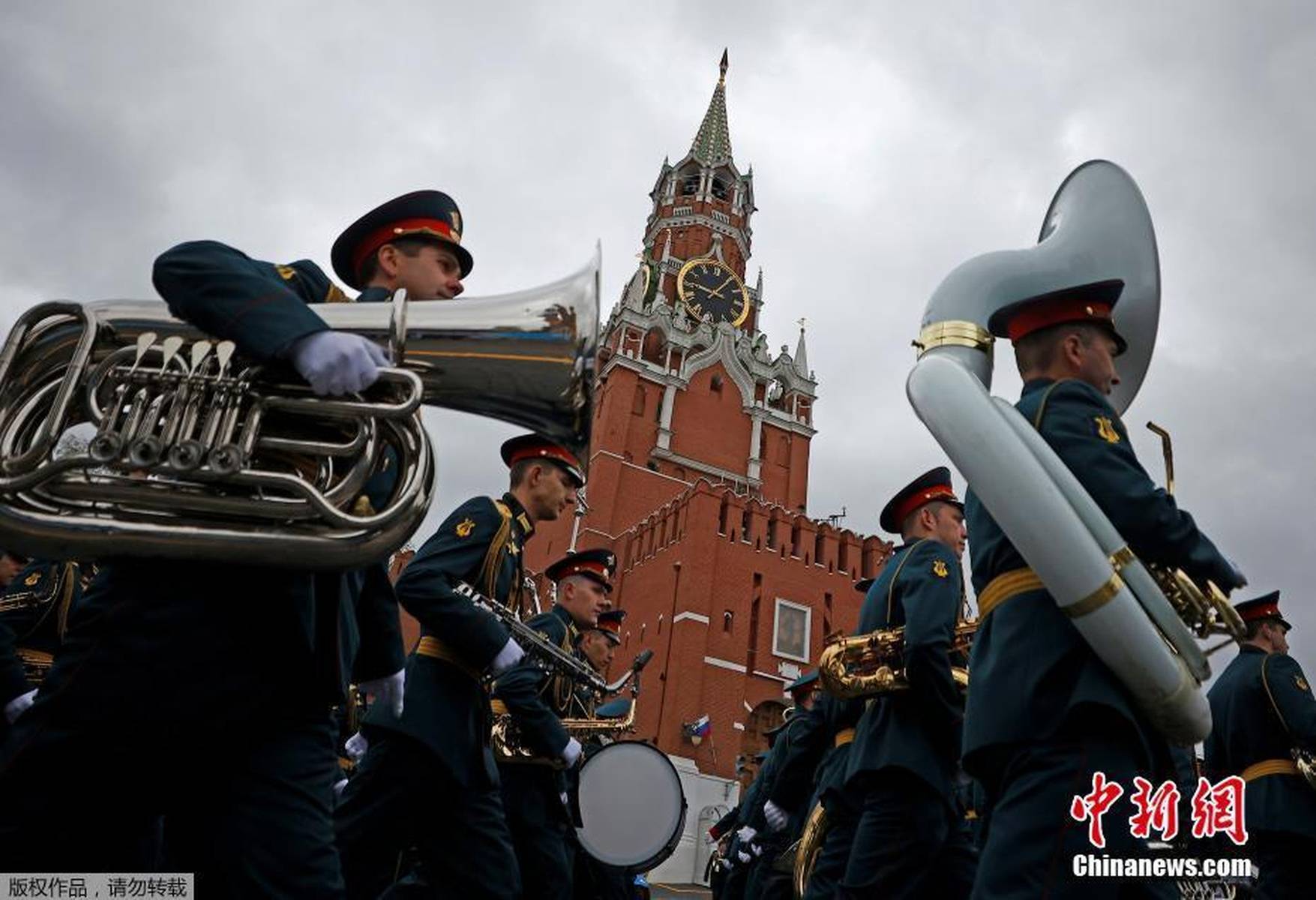 俄罗斯卫国胜利日大阅兵军乐联奏，壮丽乐章奏响国家荣耀，俄罗斯卫国胜利日大阅兵军乐联奏，国家荣耀的壮丽乐章
