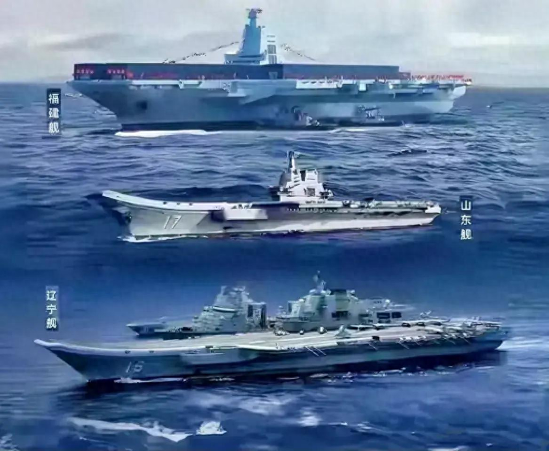 中国三艘航母名字揭秘，强大的海上力量展现，中国三艘航母命名揭秘，彰显强大的海上力量
